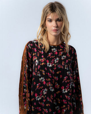 Blusa de flores estampada