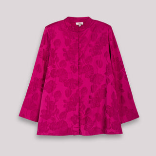 Chaqueta Verónica Jacquard Fucsia