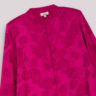 Chaqueta Verónica Jacquard Fucsia