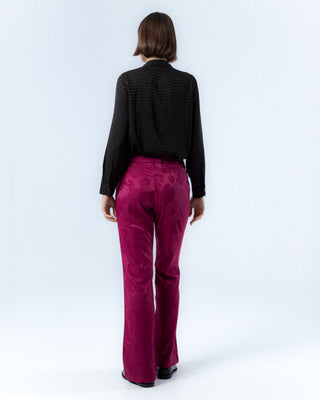 Pantalón Verónica Jacquard Fucsia