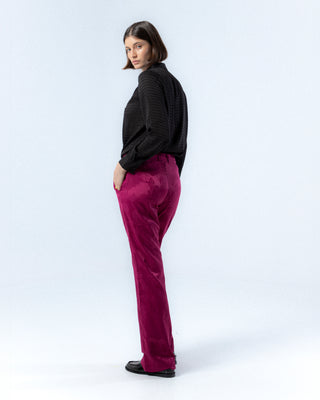 Pantalón Verónica Jacquard Fucsia