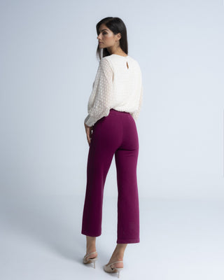 Pantalón punto fucsia Mariana