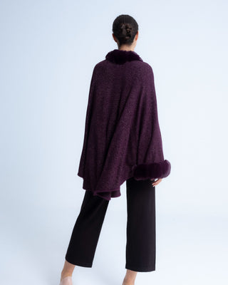 Poncho lurex Petra Morado