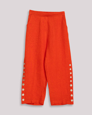 Fotografía principal del producto: pantalon lino naranja cannes